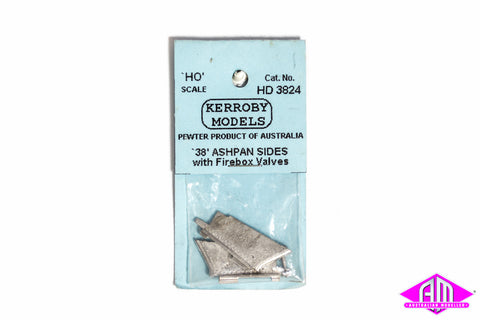KM-HD3824 Ashpan Sides (L & R Blowdown Cocks)