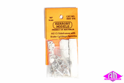 KM-HDD016 442 Class Sideframes (with Speedo, Steps & Cylinders)