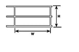HRS-2 - Styrene - Hand Rail - 1:200 (N Scale)