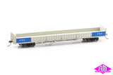 HWO Open Wagon Weathered QR Grey 2000s, 3 Wagon Pack (Pack 4 HO 16.5mm)