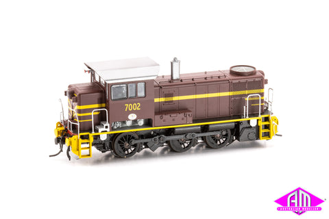 NSWGR 70 Class Locomotive Indian Red Yellow Lining 7002