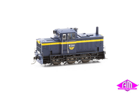 W Class Locomotive W 244 Rebuilt Body VR Blue