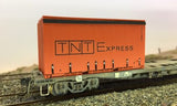 IF-CON011 - TNT Express 20ft Tautliner Container Kit "Orange" (HO Scale)