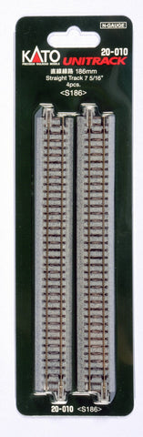KA20-010 - Unitrack - Straight 186mm 4pc (N Scale)