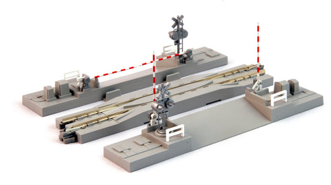 KA20-027 - Railroad Level Crossing - #2 124mm (N Scale)