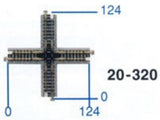 KA20-320 - Unitrack Crossing - 90 Degree (N Scale)