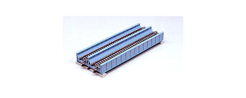 KA20-455 - Unitrack Double Track Plate Girder Bridge - Light Blue (N Scale)