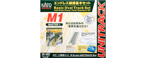 KA20-852 - Track Set M1 - Basic Oval Track With Power Pack SX Controller (N Scale)