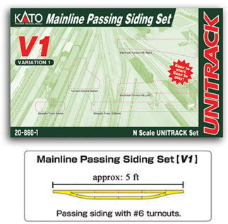 KA20-860-1 - Unitrack Passing Siding Set - V1 (N Scale)