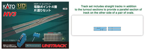 KA3-113 - HV3 Interchange Track Set (HO Scale)