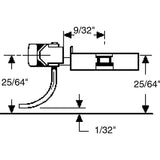 KD-147 - #147 Metal Self Centering Whisker Coupler - Medium (9/32") Underset Shank 2pr (HO Scale)