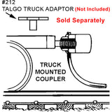 KD-147 - #147 Metal Self Centering Whisker Coupler - Medium (9/32") Underset Shank 2pr (HO Scale)