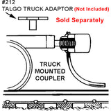 KD-148 - #148 Metal Self Centering Whisker Coupler - Medium (9/32") Centerset Shank 2pr (HO Scale)