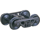 KD-1569 - #1569 A.S.F. 100-ton Roller Bearing Self Centering Trucks with 36" Smooth Back Code 88 Wheels - HGC (HO Scale)