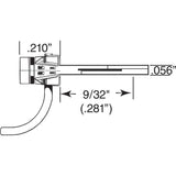 KD-158-25 - #158 Whisker Bulk Pack (without Draft Gear Boxes) 25pr (HO Scale)