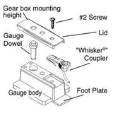 KD-206 - #206 Insulated Coupler Height Gauge (HO Scale)