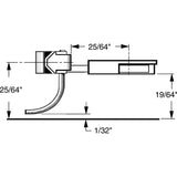 KD-21 - #21 Long (25/64") Underset Shank 2pr (HO Scale)