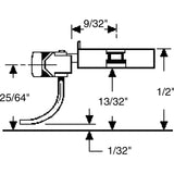 KD-22 - #22 20-Series Plastic Couplers with Gearboxes - Medium (9/32") Overset Shank (HO Scale)