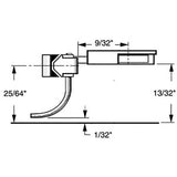 KD-22 - #22 20-Series Plastic Couplers with Gearboxes - Medium (9/32") Overset Shank (HO Scale)