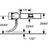 KD-23 - #23 20-Series Plastic Couplers with Gearboxes - Short (1/4") Centerset Shank (HO Scale)