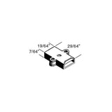 KD-232 - #232 Plastic Draft Gear Boxes & Lids for #3, 5, 58, 118, 20-Series & 40-Series - 10pr (HO Scale)