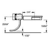 KD-24 - #24 20-Series Plastic Couplers with Gearboxes - Short (1/4") Underset Shank (HO Scale)