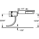 KD-25 - #25 Short (1/4") Overset Shank 2pr (HO Scale)