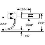 KD-26 - #26 Long (25/64") Centerset Shank 2pr (HO Scale)