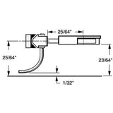 KD-26 - #26 Long (25/64") Centerset Shank 2pr (HO Scale)