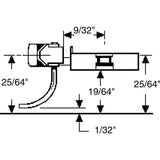 KD-27 - #27 Medium (9/32") Underset Shank 2pr (HO Scale)