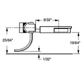 KD-27 - #27 Medium (9/32") Underset Shank 2pr (HO Scale)