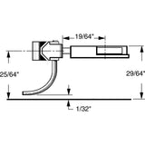 KD-28 - #28 Medium (19/64") Centerset Shank 2pr (HO Scale)