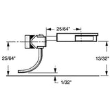 KD-29 - #29 Long (25/64") Overset Shank 2pr (HO Scale)