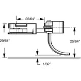 KD-31 - #31 Long (25/64") Underset Shank 2pr (HO Scale)