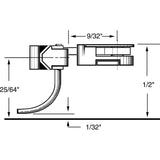 KD-32 - #32 Medium (9/32") Overset Shank 2pr (HO Scale)