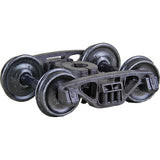 KD-566 - #566 Barber S-2-B 70-Ton Friction Bearing Self Centering Trucks with 33" Smooth Back Wheels - HGC (HO Scale)