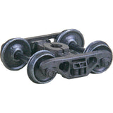 KD-570 - #570 Barber S-2 70-Ton Roller Bearing Self Centering Trucks with 33" Smooth Back Wheels - HGC (HO Scale)