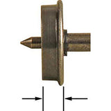 KD-593 - #593 Arch Bar Electrical Pickup Self Centering Caboose Trucks with 33" Smooth Back Wheels - HGC (HO Scale)