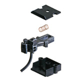 KD-743 - #743 Short Centerset Shank Metal Coupler with Plastic Draft Gear Box - Black 2pr (O Scale)
