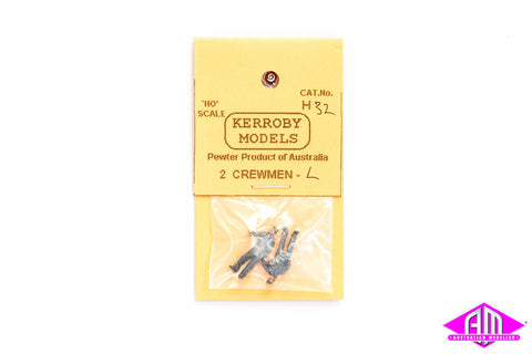KM-H32 - Crewman L (Sit + Stand) (HO Scale)