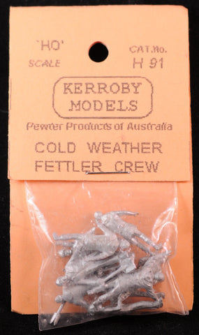 KM-H91 - Cold Weather Fettler Crew - 9 (HO Scale)