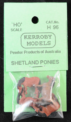 KM-H96 - Shetland Ponies (HO Scale)