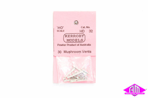KM-HD032 Mushroom Vents (Roof Vents Carriage 30)