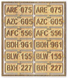 KRM-7002 - NSW Vehicle Number Plates - 4 Sets (7mm Scale)