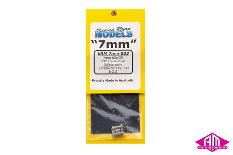 KRM-7033 - NSWGR Z20 Locomotive Safety Valve (7mm Scale)