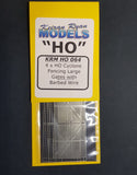 KRM-HO064 - Cyclone Fencing Large Gates with Barbed Wire - 4pc (HO Scale)