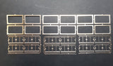 KRM-HO068 - Beclawat Windows and Backing Plates for NSWGR R Cars (HO Scale)