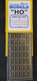 KRM-HO069 - Beclawat Window Set for SAR 500, 600, 700 Steel Passenger Cars (HO Scale)