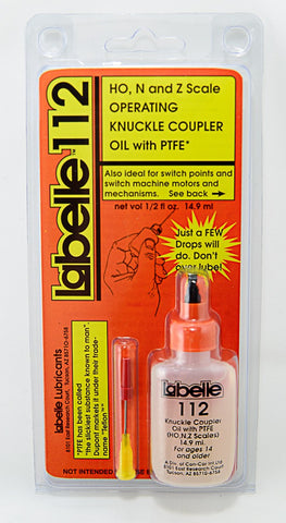 Labelle - LAB-112 - Coupler Lubricant With PTFE (HO, Z & N Scale)