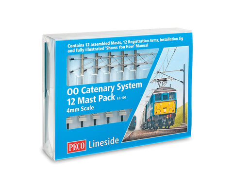 Peco - LC-100 - Catenary System Startup Pack (HO Scale)